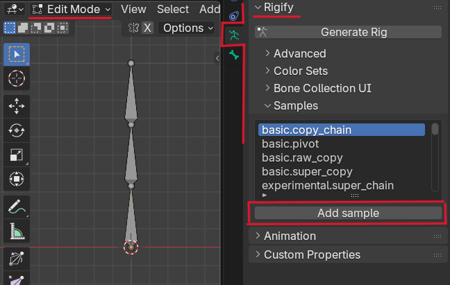 サブリグの追加